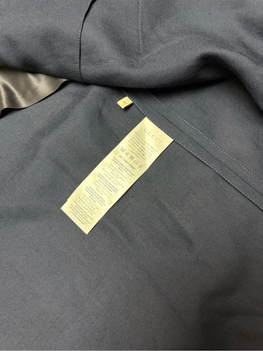 Gucci Uniform Not For Sale Jacket GG Logo Rare Navy Blue Size 56
